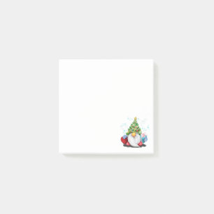 Post-it® Gnome de Noël avec billet cadeau