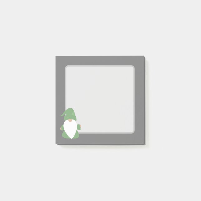 Post-it® Gnome - Vert (Devant)
