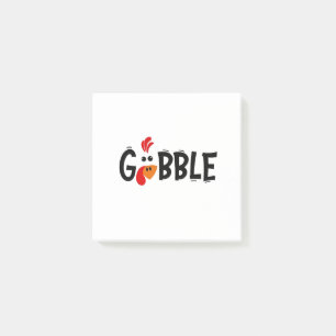 Post-it® Gobble Funny Thanksgiving Turquie fête