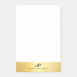 Post-it® Gold Look Elegant Modèle moderne Professionnel