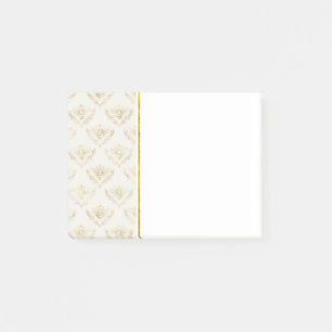 Post-it® Golden Bumble Bee avec un Motif de la Couronne