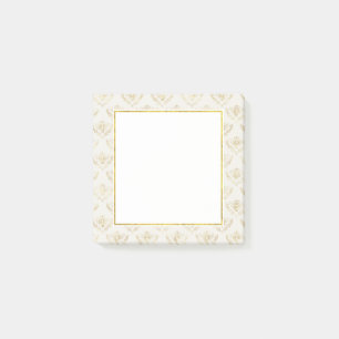 Post-it® Golden Bumble Bee avec un Motif de la Couronne