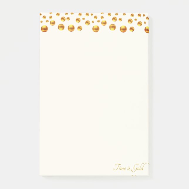 Post-it® Golden Confetti sur l'ivoire (Devant)