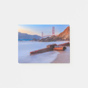 Post-it® Golden Gate Bridge à San Francisco, Baker Beach