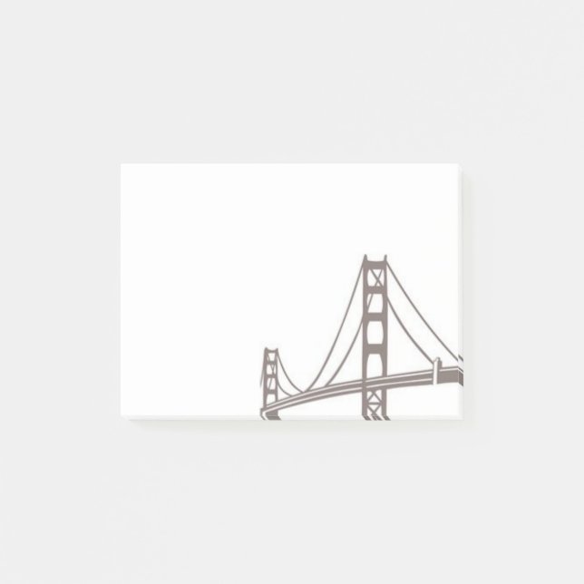 Post-it® Golden gate bridge iconique (Devant)