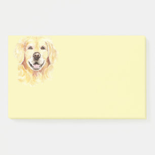 Post-it® Golden Retriever Chien Animal animal Aquarelle