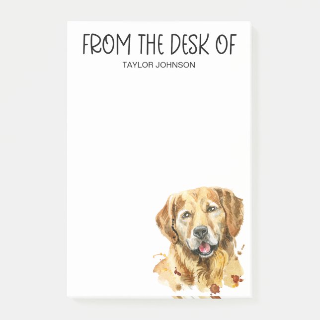 Post-it® Golden Retriever Lover (Devant)