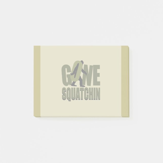 Post-it® Gone Squatchin Kaki Customise ça (Devant)