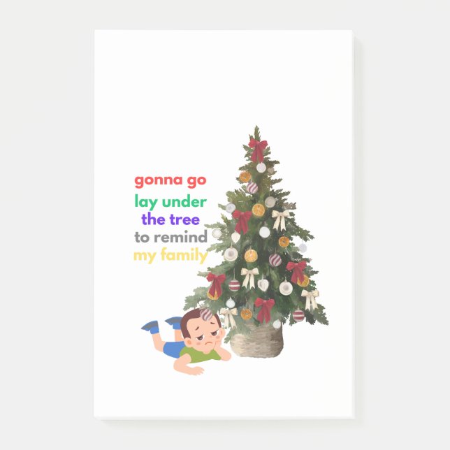 Post-it® Gonna Go Lay Under The Tree to Remind My Family (Devant)