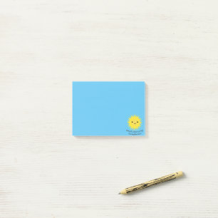 Post-it® Good Morning Sunshine Kawaii Sun