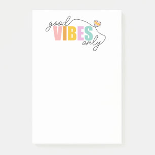 Post-it® Good Vibes seulement Rainbow Heart