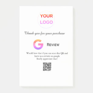 Post-it® Google examen logo de l'entreprise Analyser QR exa