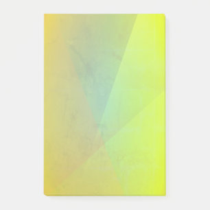 Post-it® Gradation géométrique jaune moderne