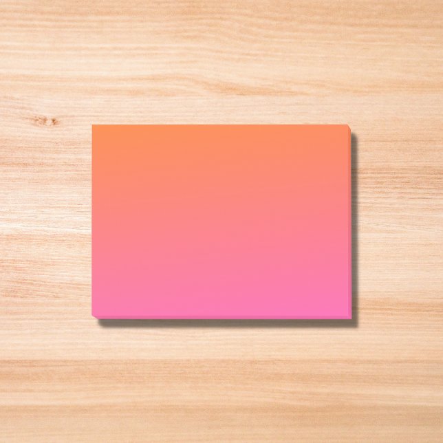 Post-it® Gradient orange et rose (Créateur téléchargé)