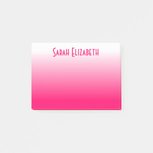 Post-it® Gradient rose pâle à blanc personnalisé