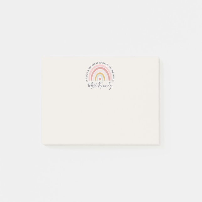 Post-it® Grand coeur pour façonner les jeunes esprits Ensei (Devant)