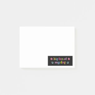 Post-it® Grand fan de mon chien