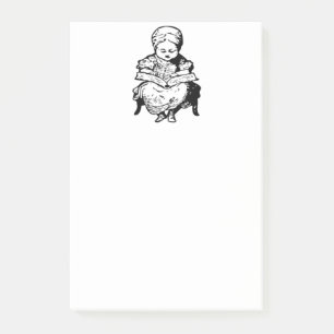 Post-it® Grand-mère vous a lu une histoire dessin illustran