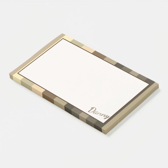 Post-it® Grande note personnalisée pour Danny ou vous (Incliné)