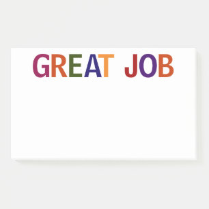 Post-it® Grande tâche multicolore 10 x 6