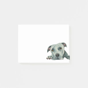 Post-it® Grande tête d'Ol - peinture d'aquarelle de chien