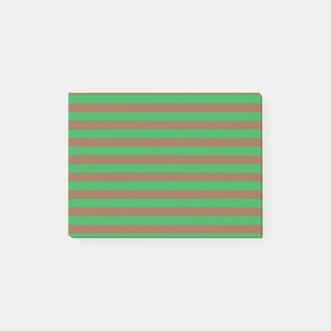 Post-it® Grandes vertes et Brown (Devant)