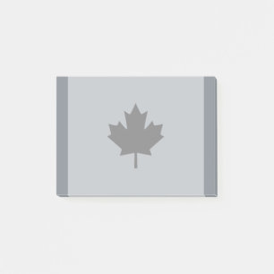 Post-it® Graphique canadien de feuille d'érable noire