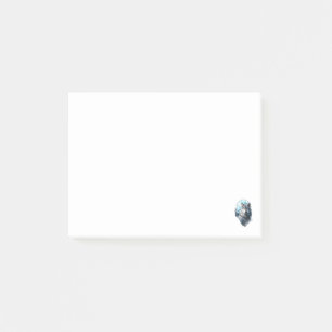 Post-it® Graphique de la Lune de Loup Hurlement ,Sous la Nu