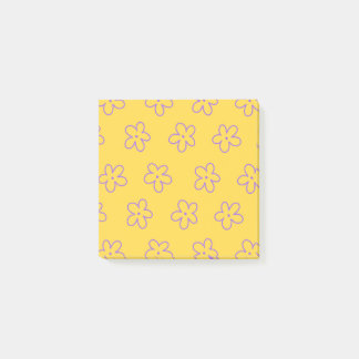 Post-it® Gras Jaune Fleurs Whimsical Designs for Spring