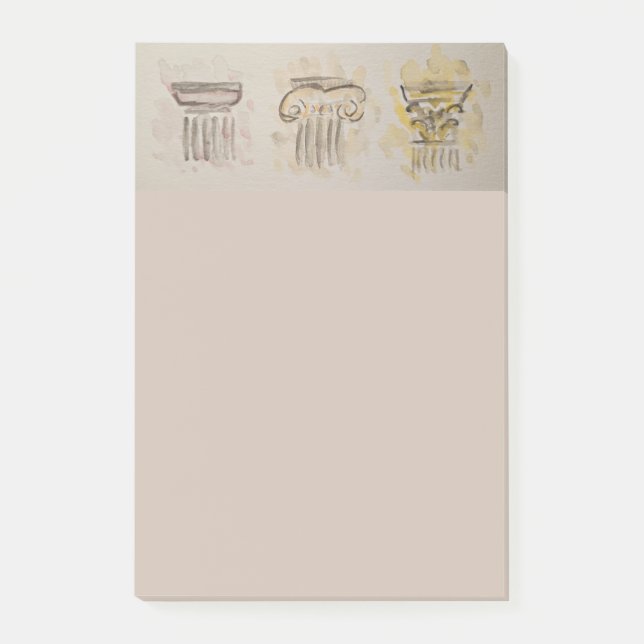 Post-it® Greek Columns Notepad (Devant)