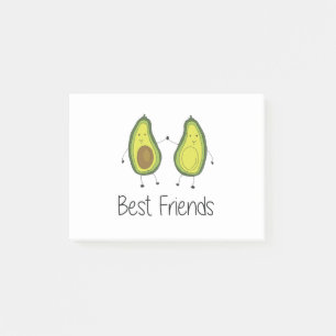 Post-it® Green Avocado Cartoon Friendship Image Friend Art