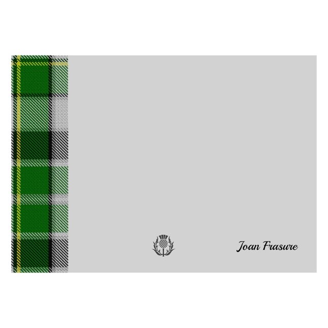 Post-it® Green Tartan & Scottish Thistle Post-it Notes (Créateur téléchargé)