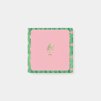 Post-it® Green Watermelon Gnome