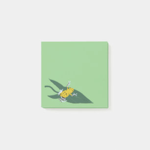 Post-it® Grenouille jaune Feuille verte