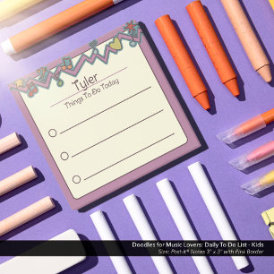 Post-it® Gribouillages pour amateurs de musique : Liste de