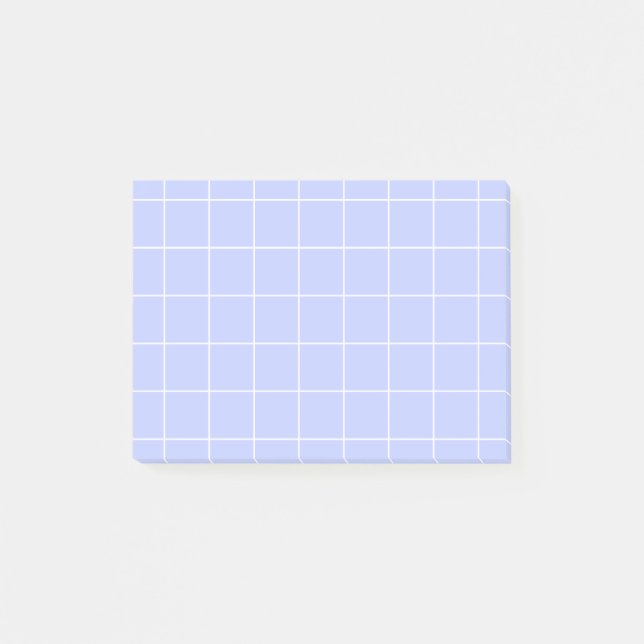 Post-it®  Grid paper: minimalist grid (light lavender) (Devant)