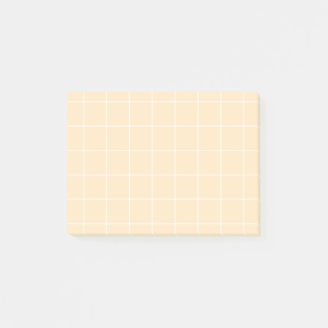 Post-it® Grid paper: minimalist grid (vanilla) (Devant)