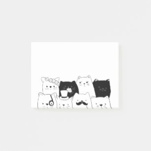 Post-it® Griffonnage drôle de chat