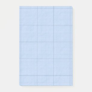 Post-it® Grille bleue avec des lignes de guide