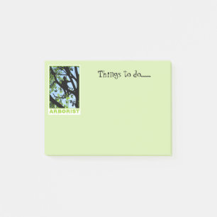 Post-it® Grimpeur d'arbres Silhouette : Arboriculteur