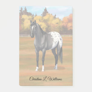 Post-it® Gris Grulla Appaloosa Quartier Horse Stallion