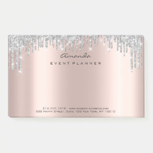 Post-it® Gris Rose Blush Maquillage Événement Blogger Mode