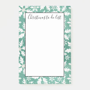 Post-it® Gros Flèches De Neige Blanches Tombant La Liste De
