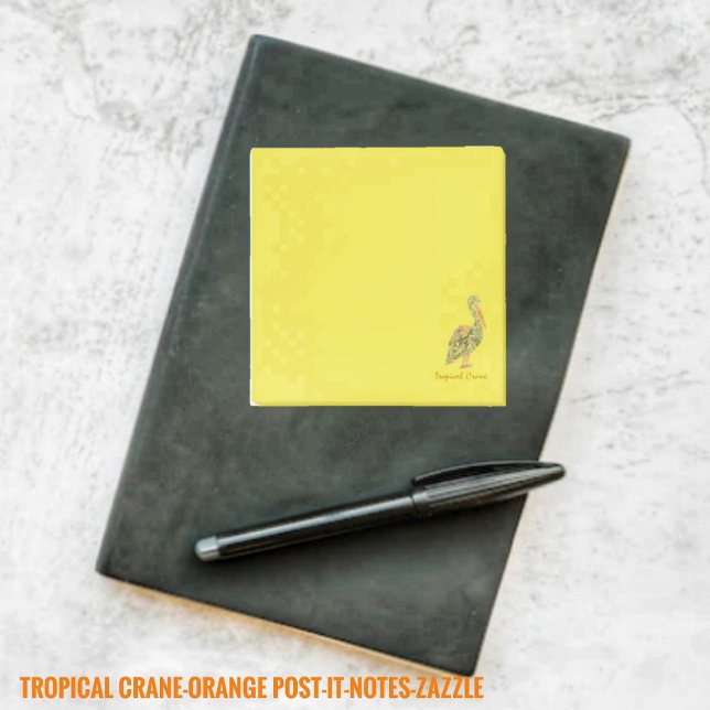 Post-it® Grue tropicale (Créateur téléchargé)