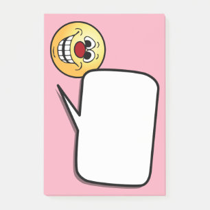 Post-it® Grumpey à visage joyeux