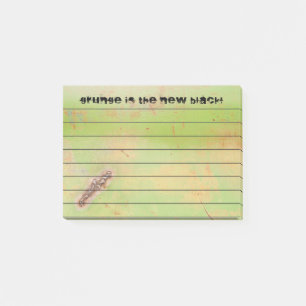 Post-it® Grunge personnalisé Soudé Métal vert rouille Patin