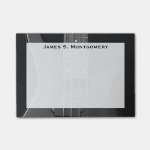 Post-it® Guitare basse électrique Monogram Music