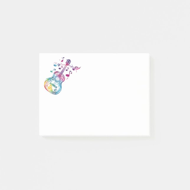 Post-it® Guitare musicale (Devant)