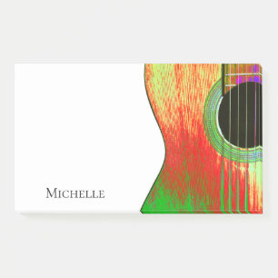 Post-it® Guitare musicale Rouge Vert