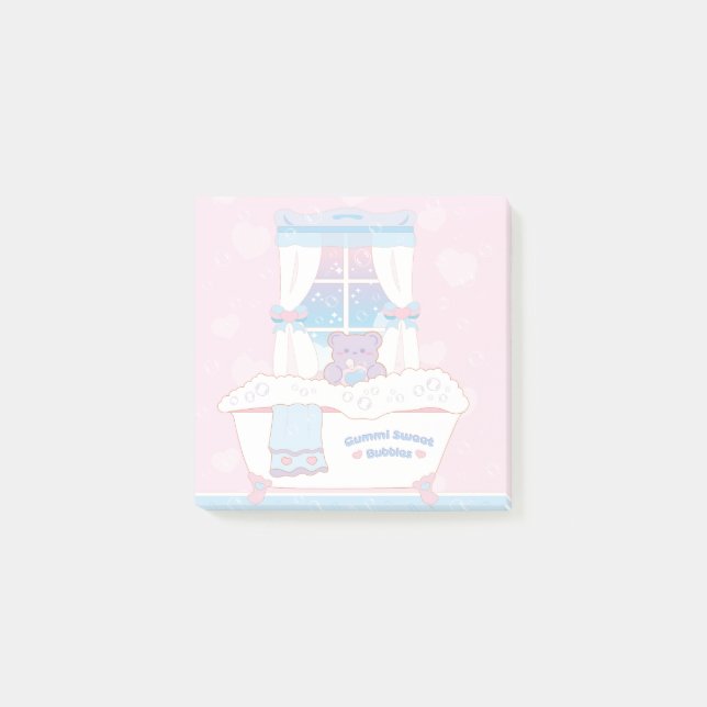 Post-it® Gummi Sweet Bubbles Post-it Notes (Devant)